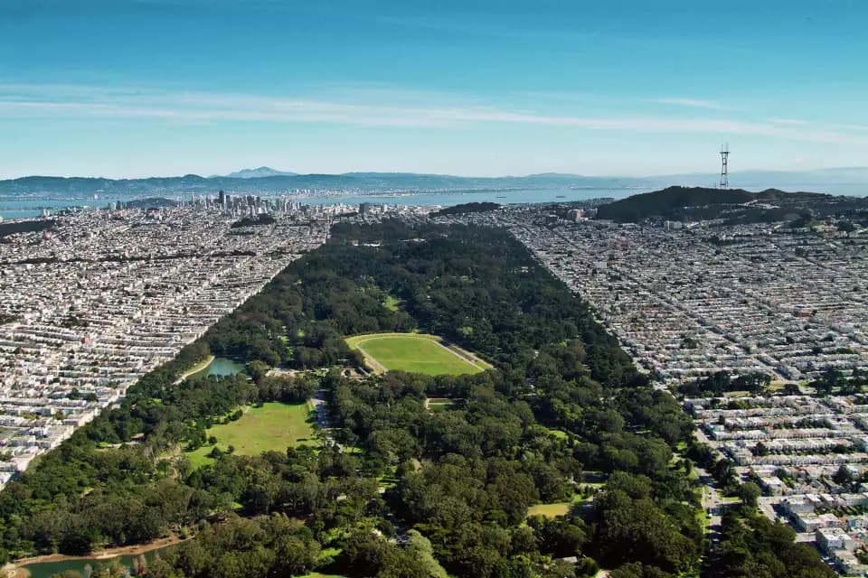 Aerial view of San Francisco